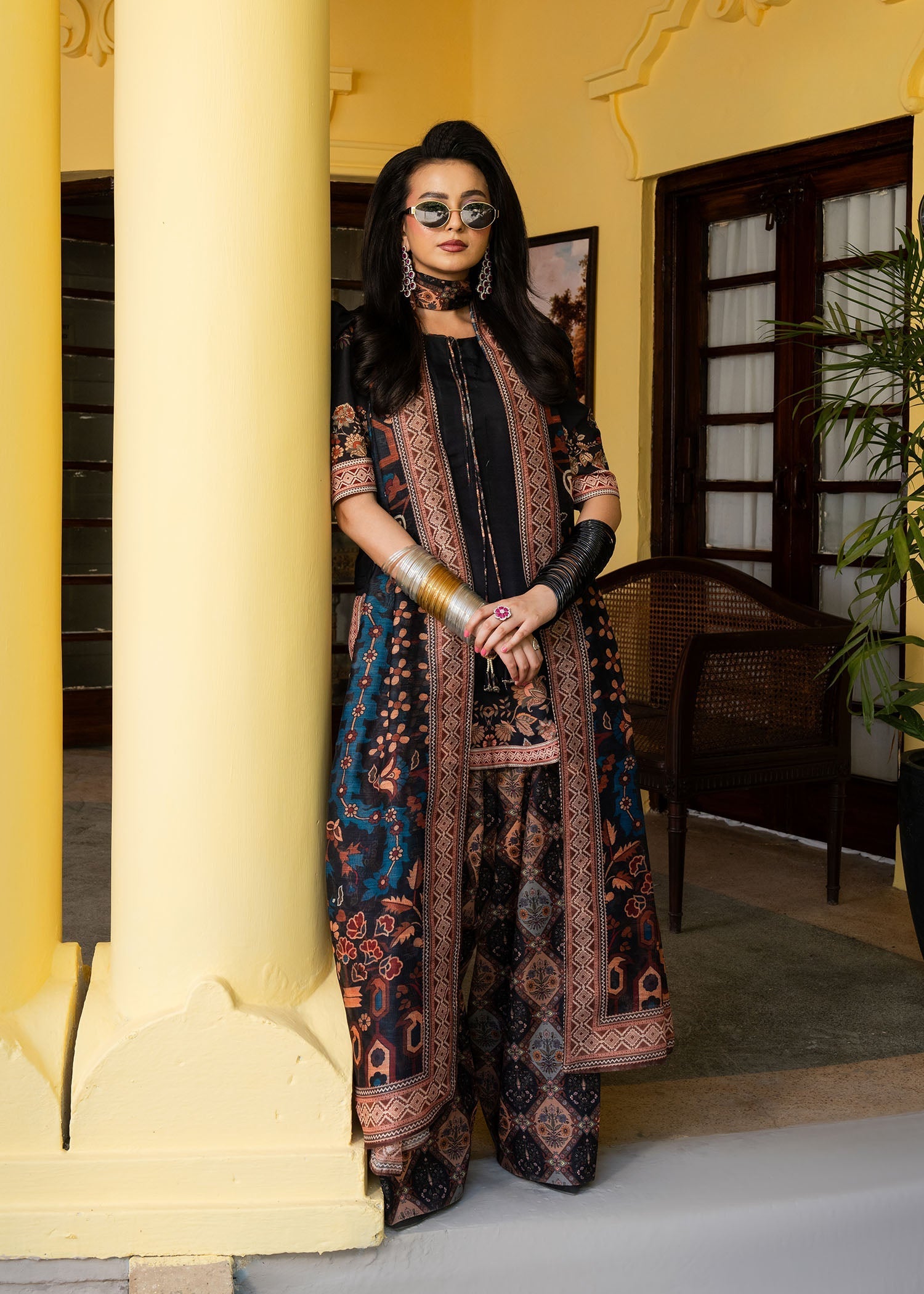 Maria Osama Khan | Retro Lawn 25 | Nazia - Official Maria Osama Khan - Agha Fabrics UK