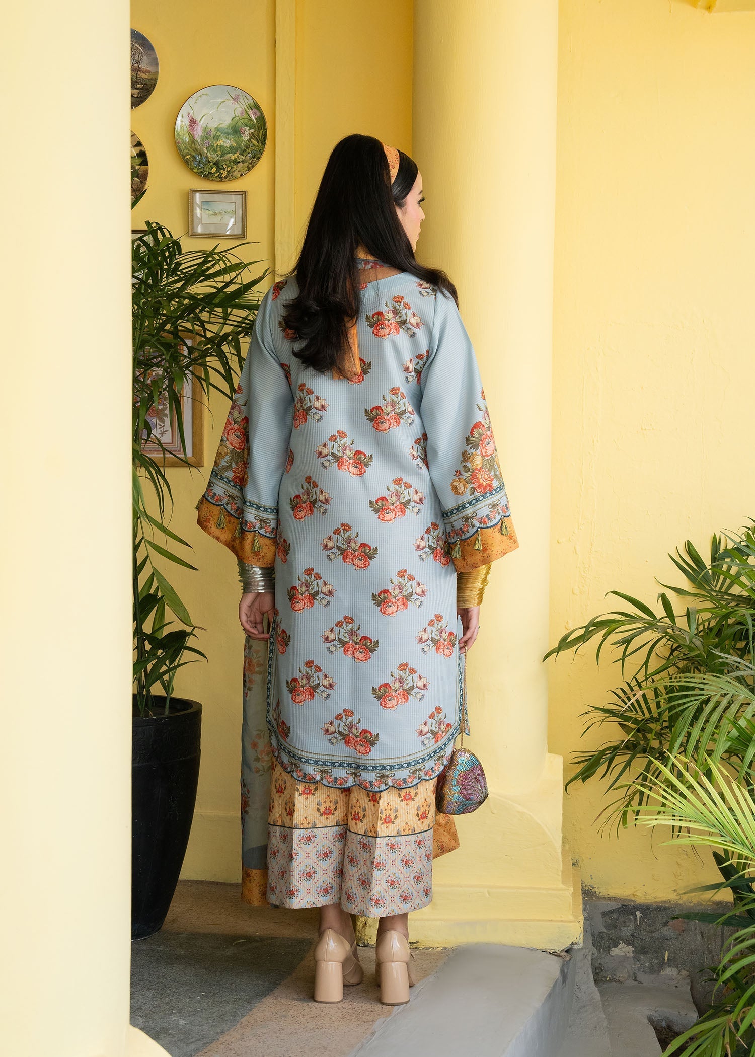 Maria Osama Khan | Retro Lawn 25 | Sama - Official Maria Osama Khan - Agha Fabrics UK