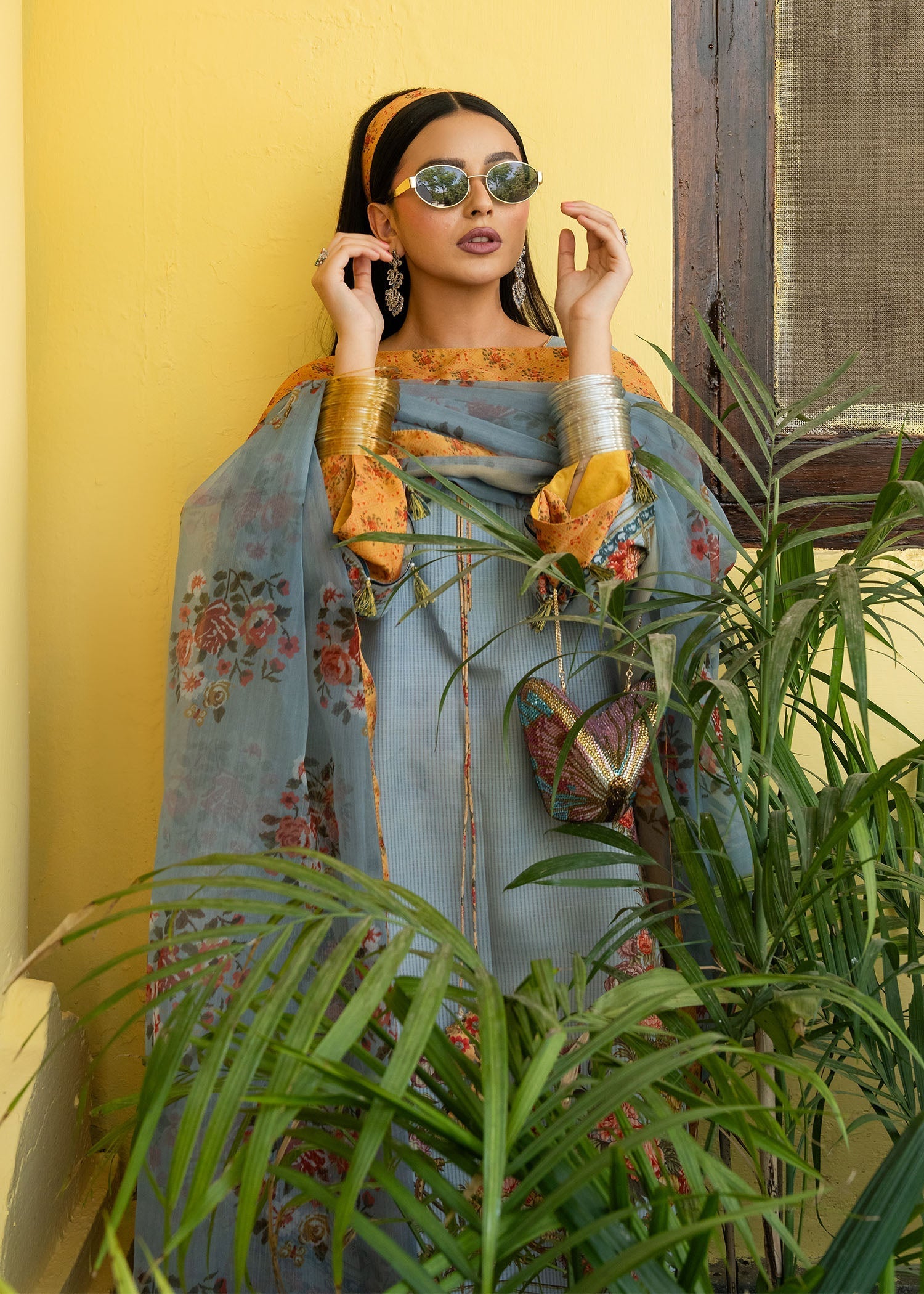 Maria Osama Khan | Retro Lawn 25 | Sama - Official Maria Osama Khan - Agha Fabrics UK
