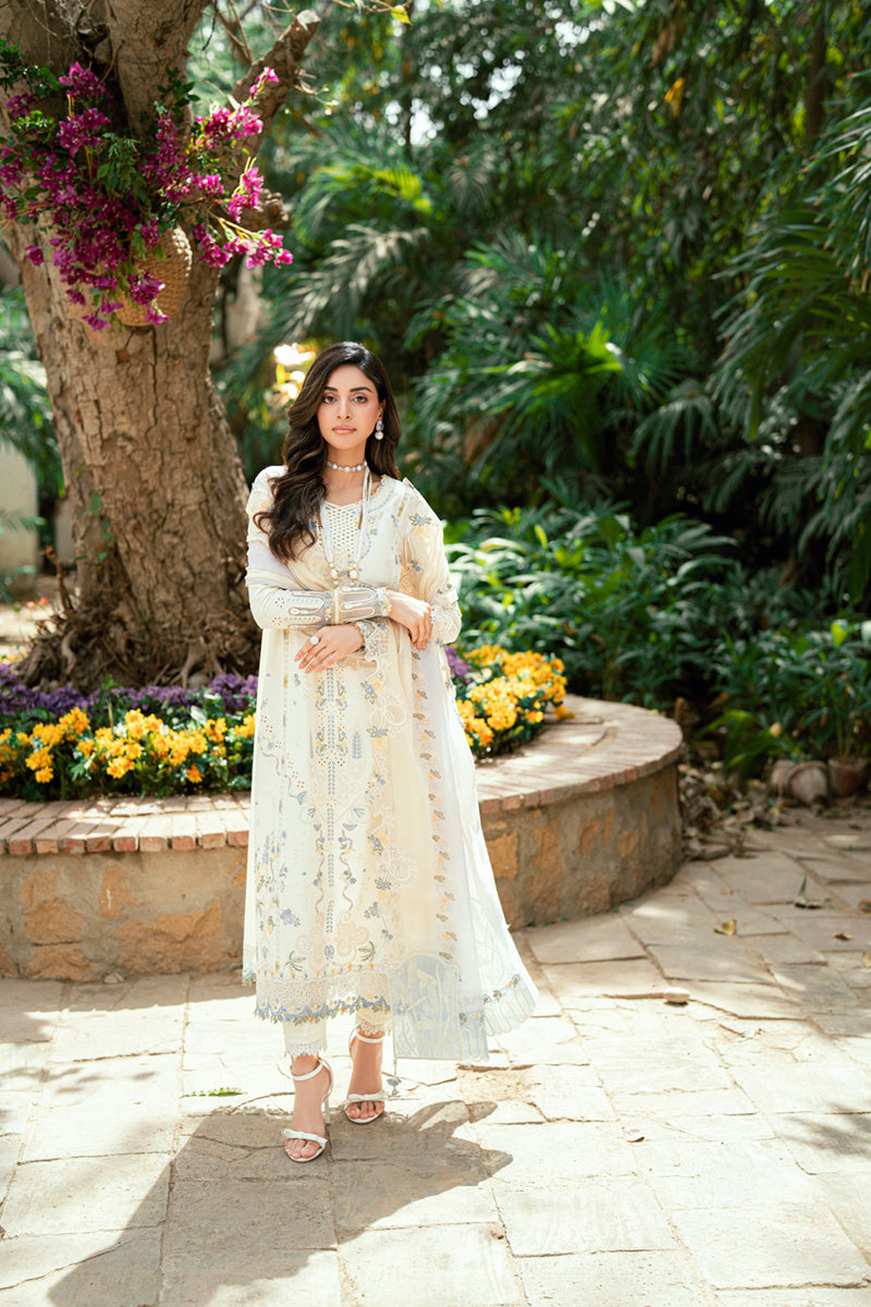 Qalamkar | Luxury Lawn Eid Edit | SB-09 Adeena