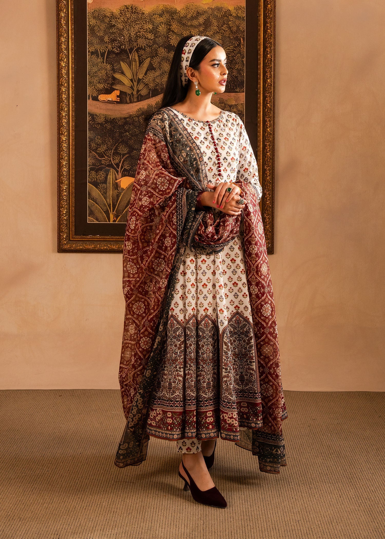Maria Osama Khan | Retro Lawn 25 | Nair - Official Maria Osama Khan - Agha Fabrics UK