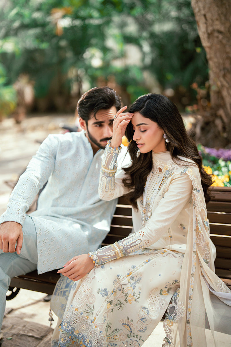 Qalamkar | Luxury Lawn Eid Edit | SB-09 Adeena
