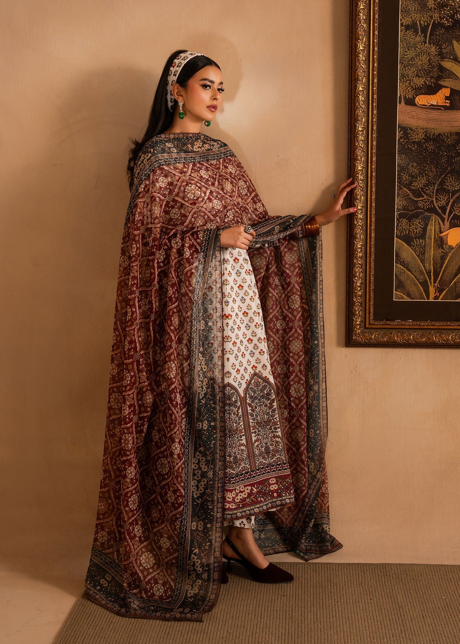 Maria Osama Khan | Retro Lawn 25 | Nair - Official Maria Osama Khan - Agha Fabrics UK