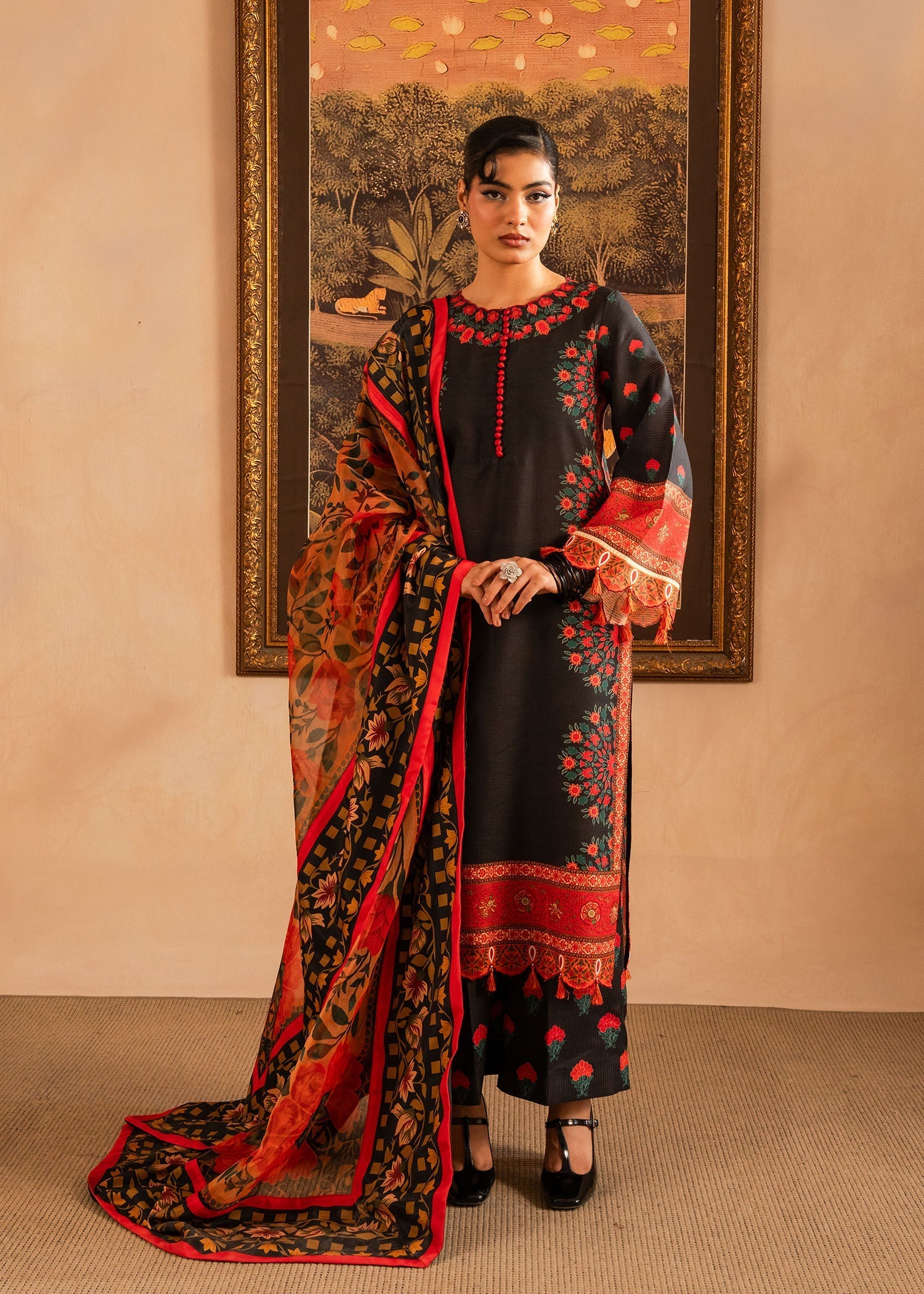 Maria Osama Khan | Retro Lawn 25 | Raila - Official Maria Osama Khan - Agha Fabrics UK