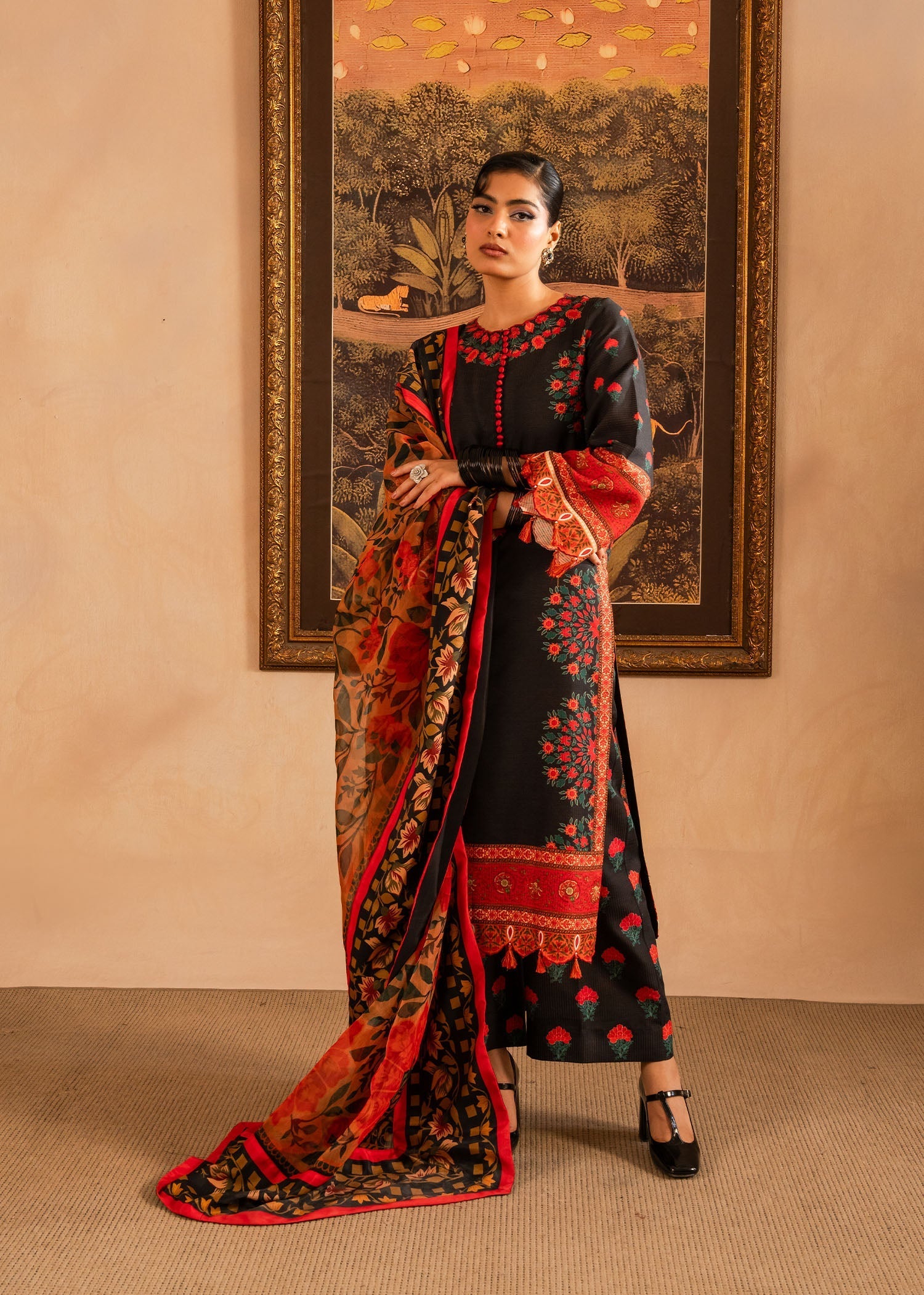 Maria Osama Khan | Retro Lawn 25 | Raila - Official Maria Osama Khan - Agha Fabrics UK