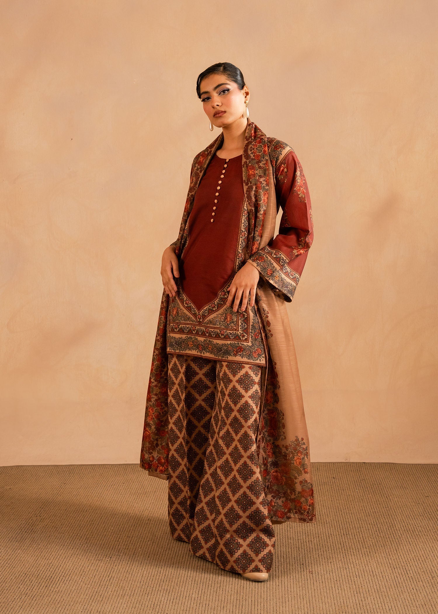 Maria Osama Khan | Retro Lawn 25 | Berra - Official Maria Osama Khan - Agha Fabrics UK