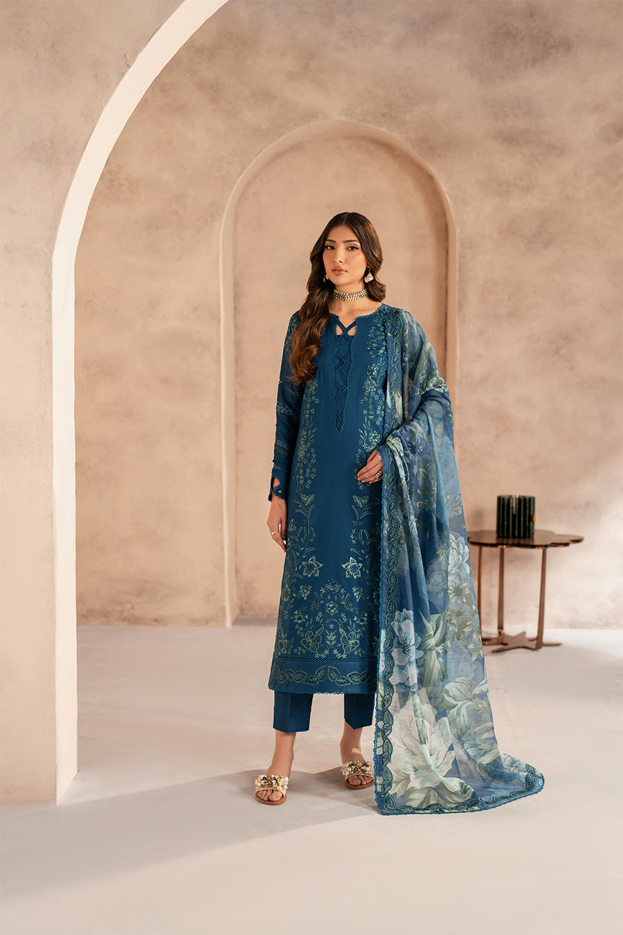 Zarif | Summer Lawn 25 | UNST-LWN-03 MEHMER