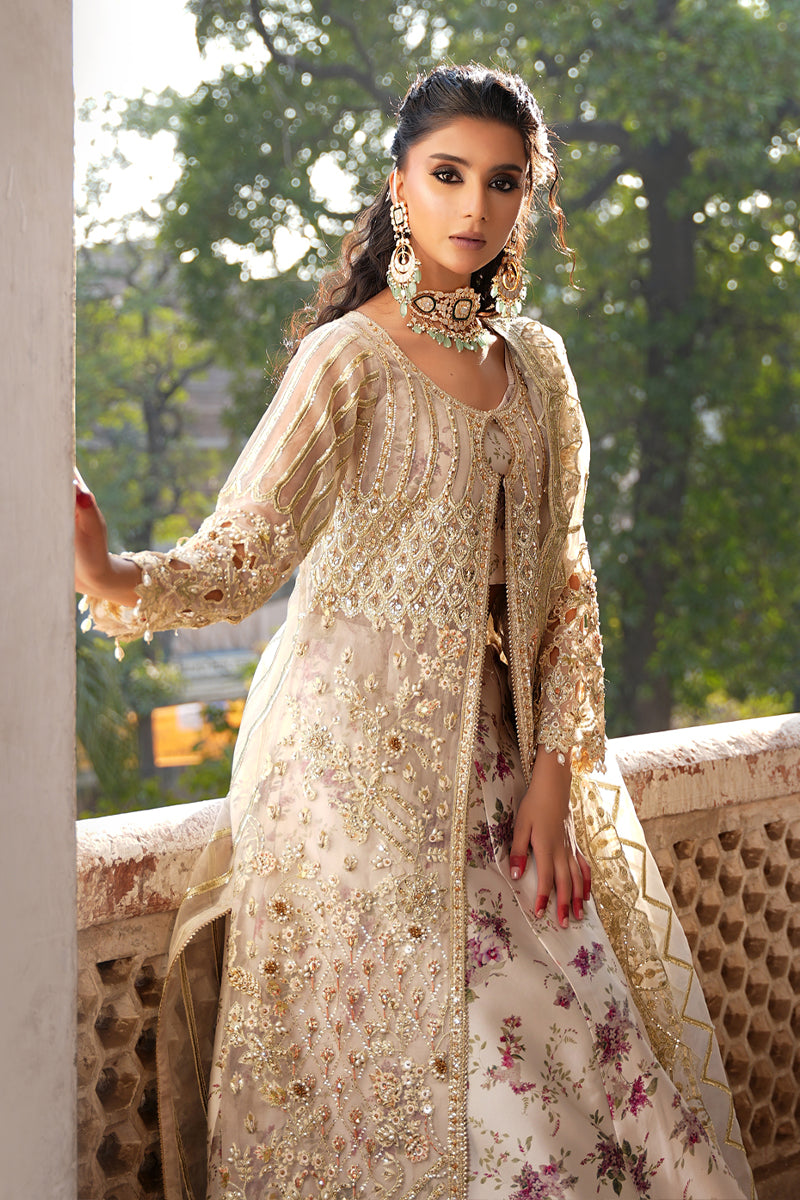 Maryams | Zeenat Luxury Formals | White Orchid - Z-01 - Official Maryams - Agha Fabrics UK
