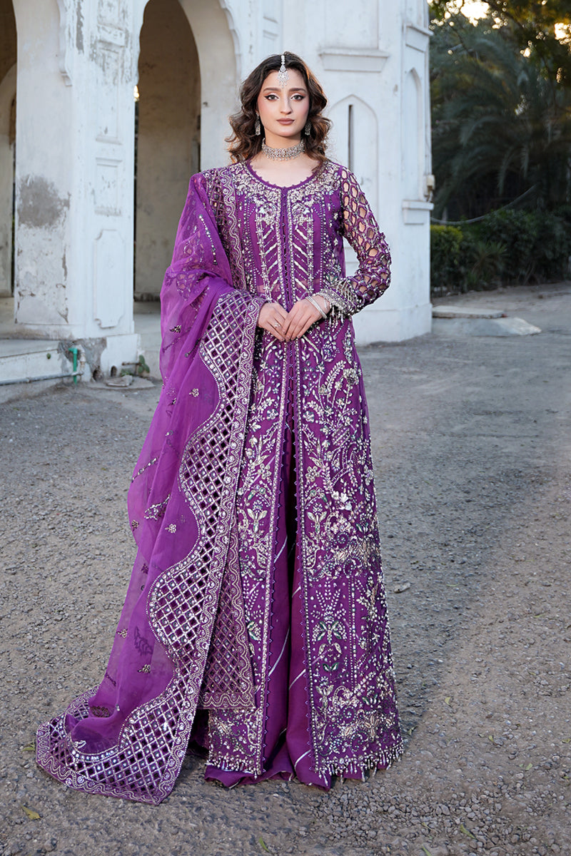 Maryams | Zeenat Luxury Formals | Crimson Bloom - Z-02 - Official Maryams - Agha Fabrics UK