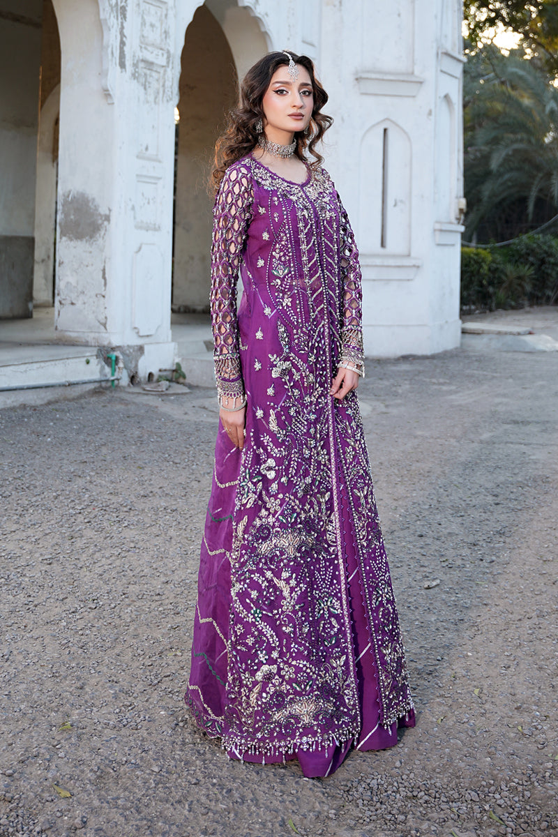 Maryams | Zeenat Luxury Formals | Crimson Bloom - Z-02 - Official Maryams - Agha Fabrics UK