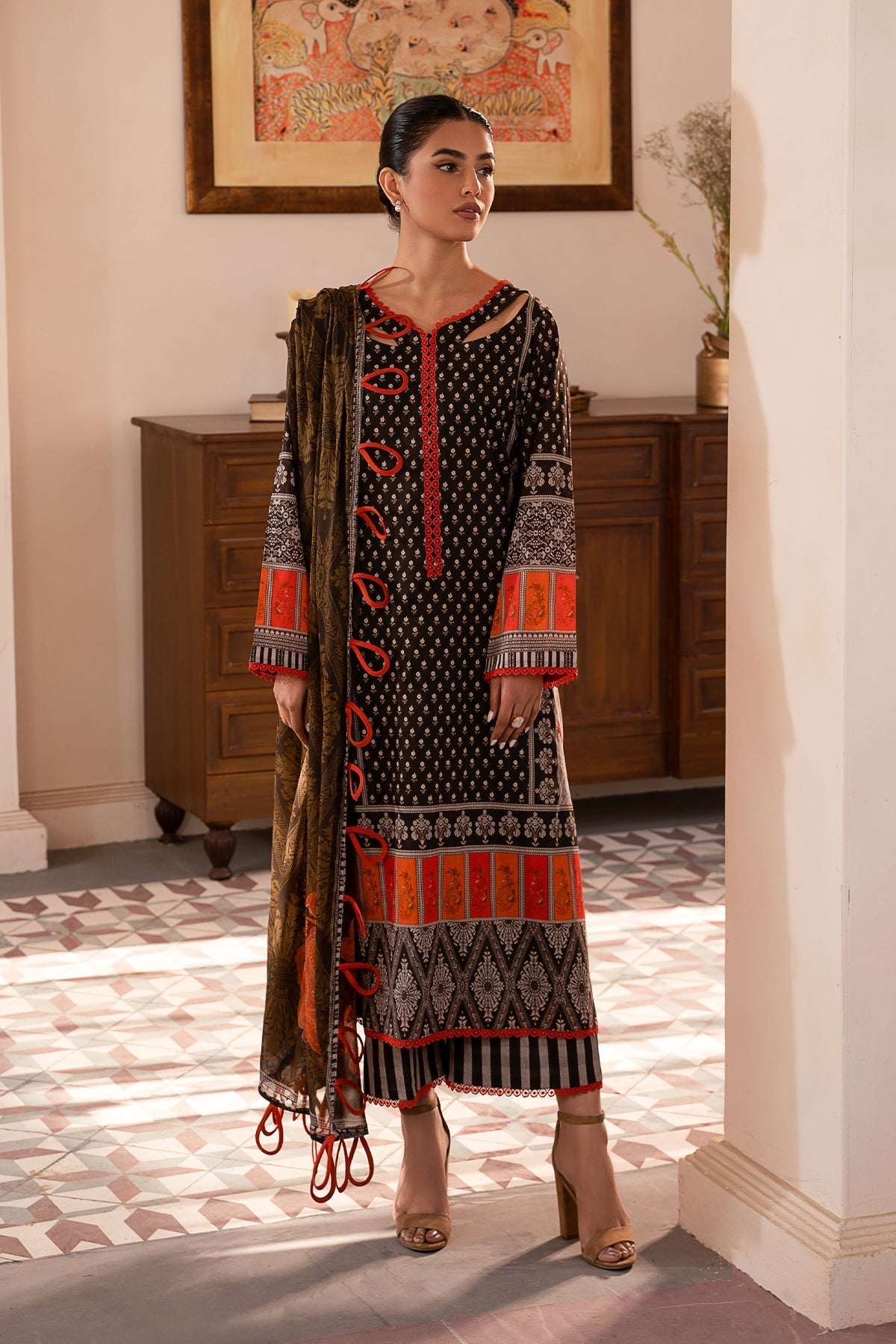 Charizma | Lawn Collection 24 | CP4-29 - Official Charizma - Agha Fabrics UK