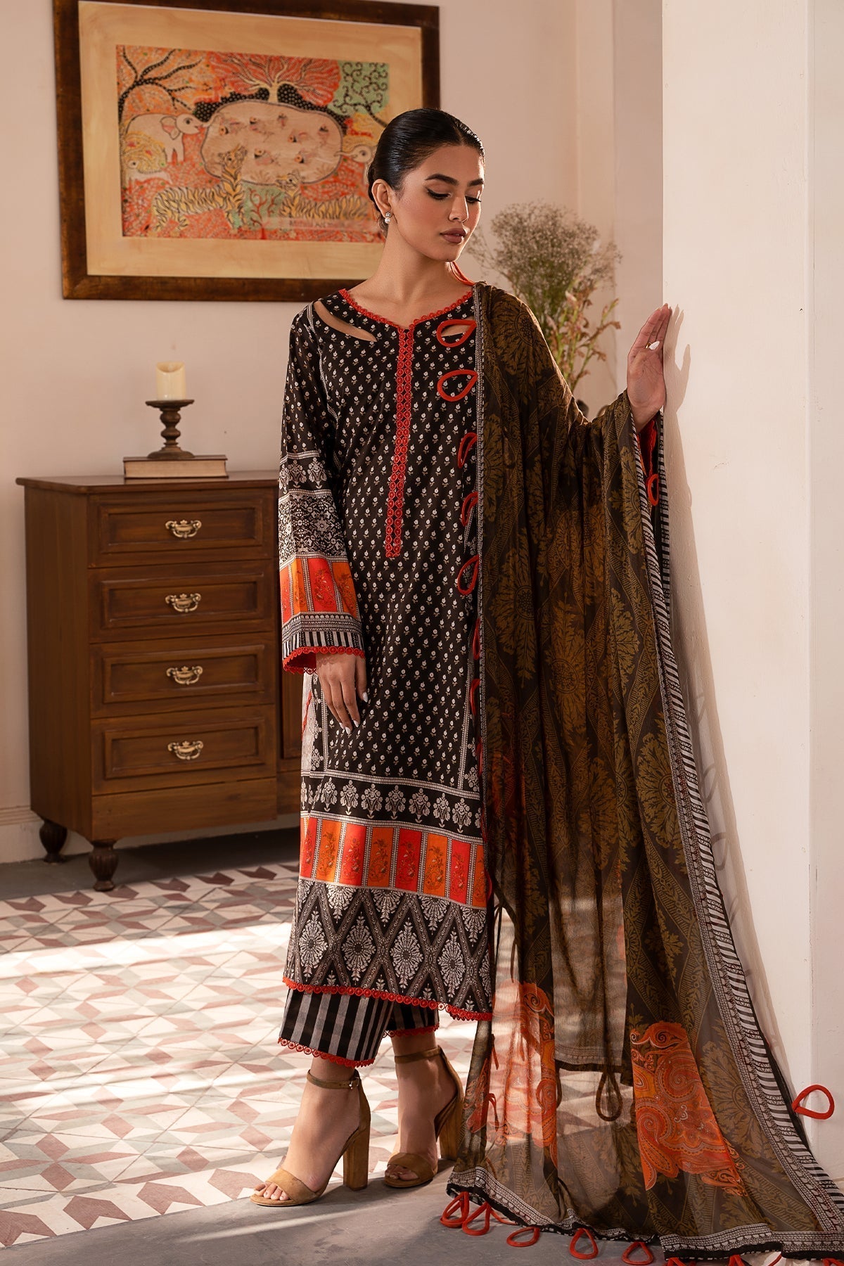 Charizma | Lawn Collection 24 | CP4-29 - Official Charizma - Agha Fabrics UK