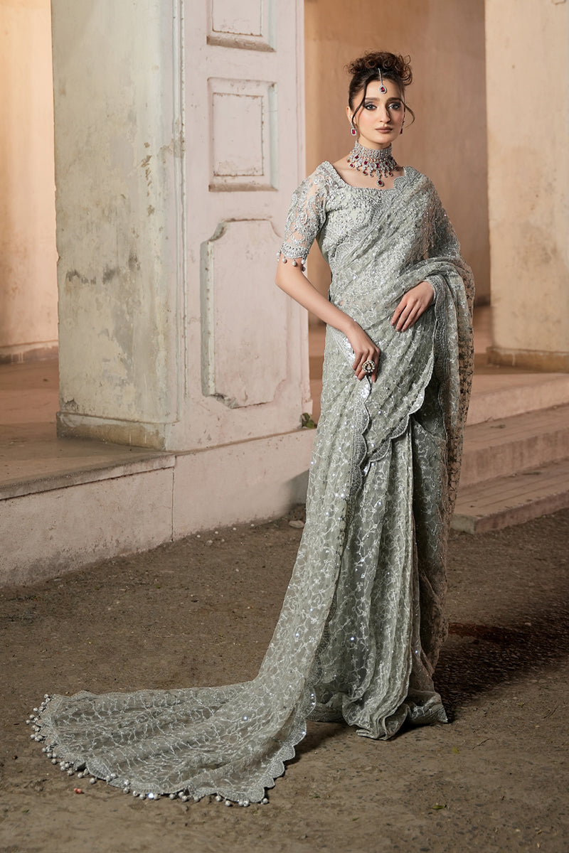 Maryams | Zeenat Luxury Formals | Graceful Embellishments - Z-04 - Official Maryams - Agha Fabrics UK