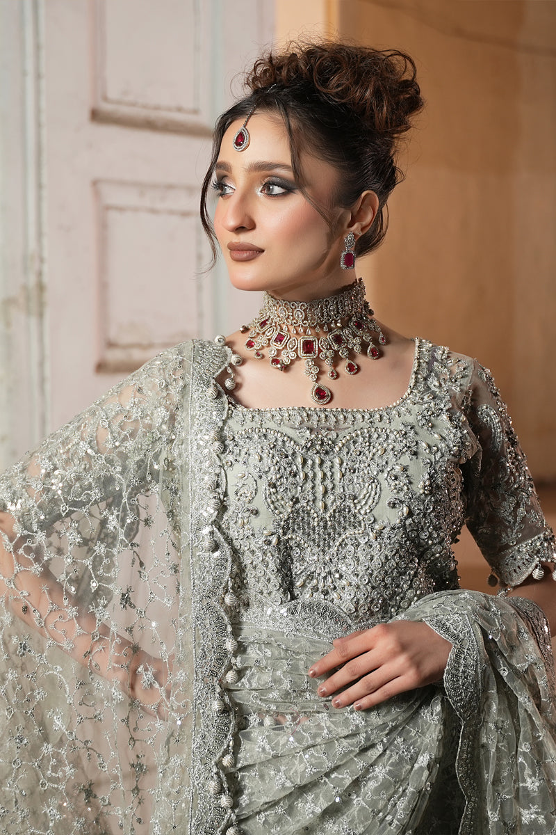 Maryams | Zeenat Luxury Formals | Graceful Embellishments - Z-04 - Official Maryams - Agha Fabrics UK