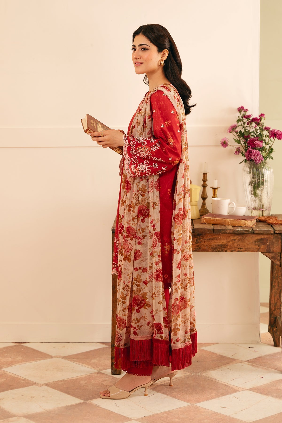 Sahar | Festive Edit | Antique Rosewood