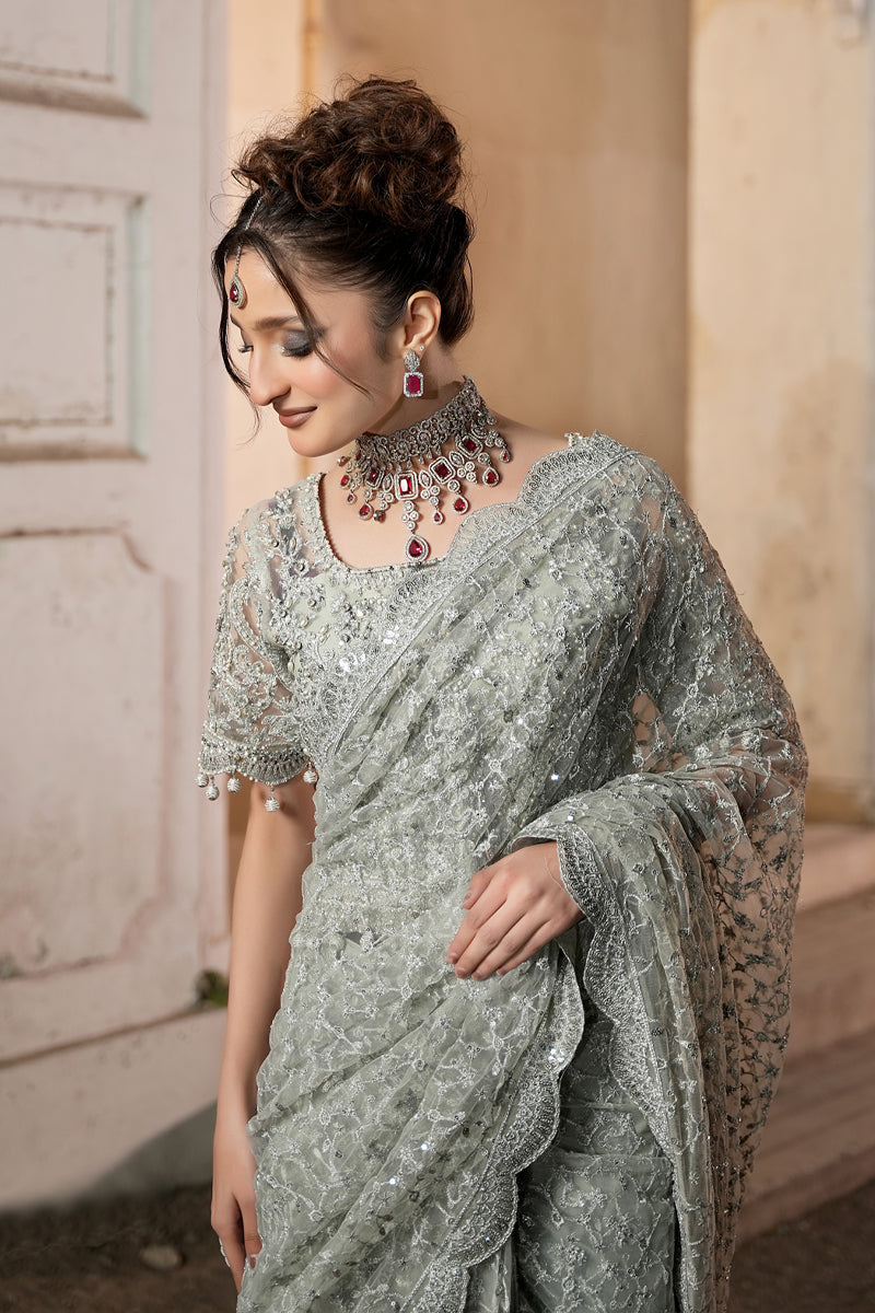 Maryams | Zeenat Luxury Formals | Graceful Embellishments - Z-04 - Official Maryams - Agha Fabrics UK