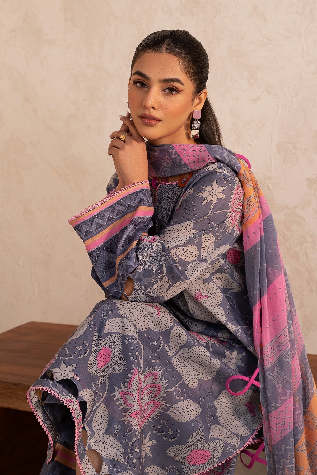 Charizma | Lawn Collection 24 | CP4-11 - Official Charizma - Agha Fabrics UK