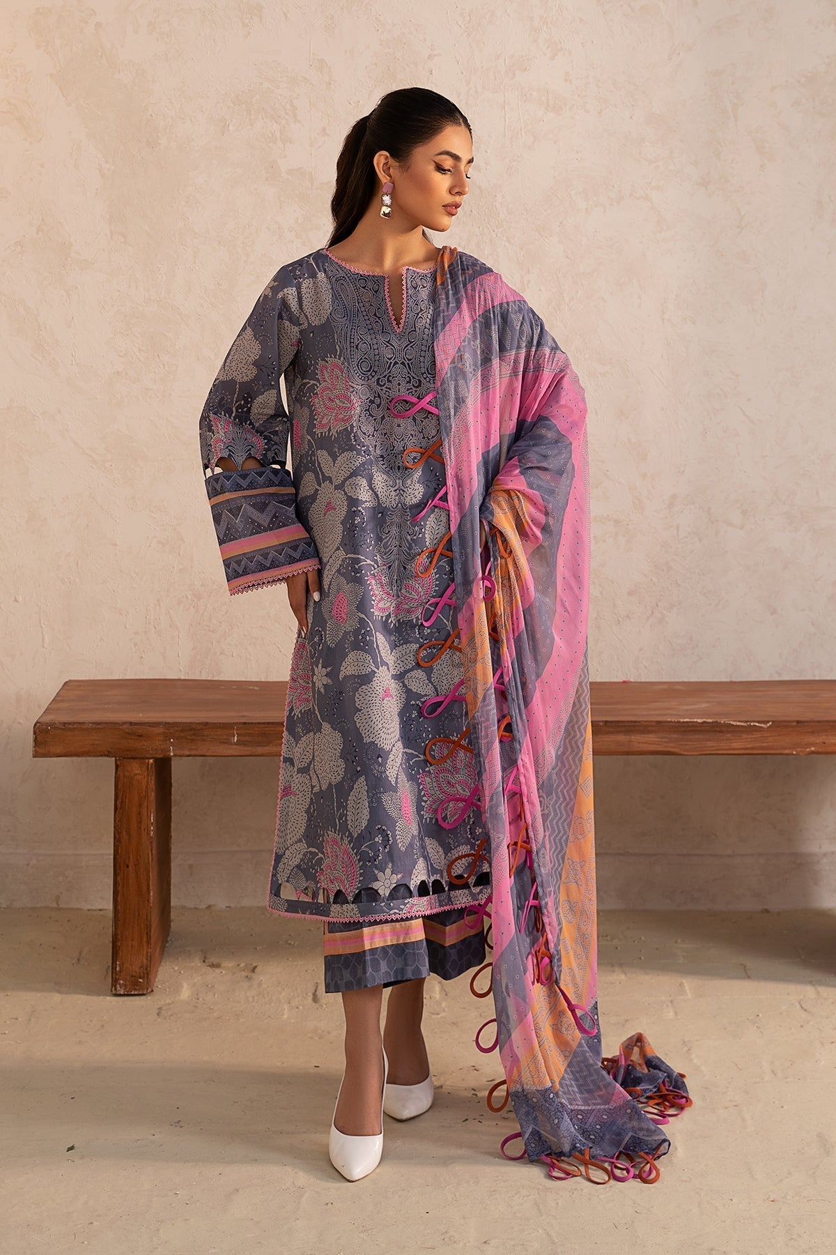 Charizma | Lawn Collection 24 | CP4-11 - Official Charizma - Agha Fabrics UK