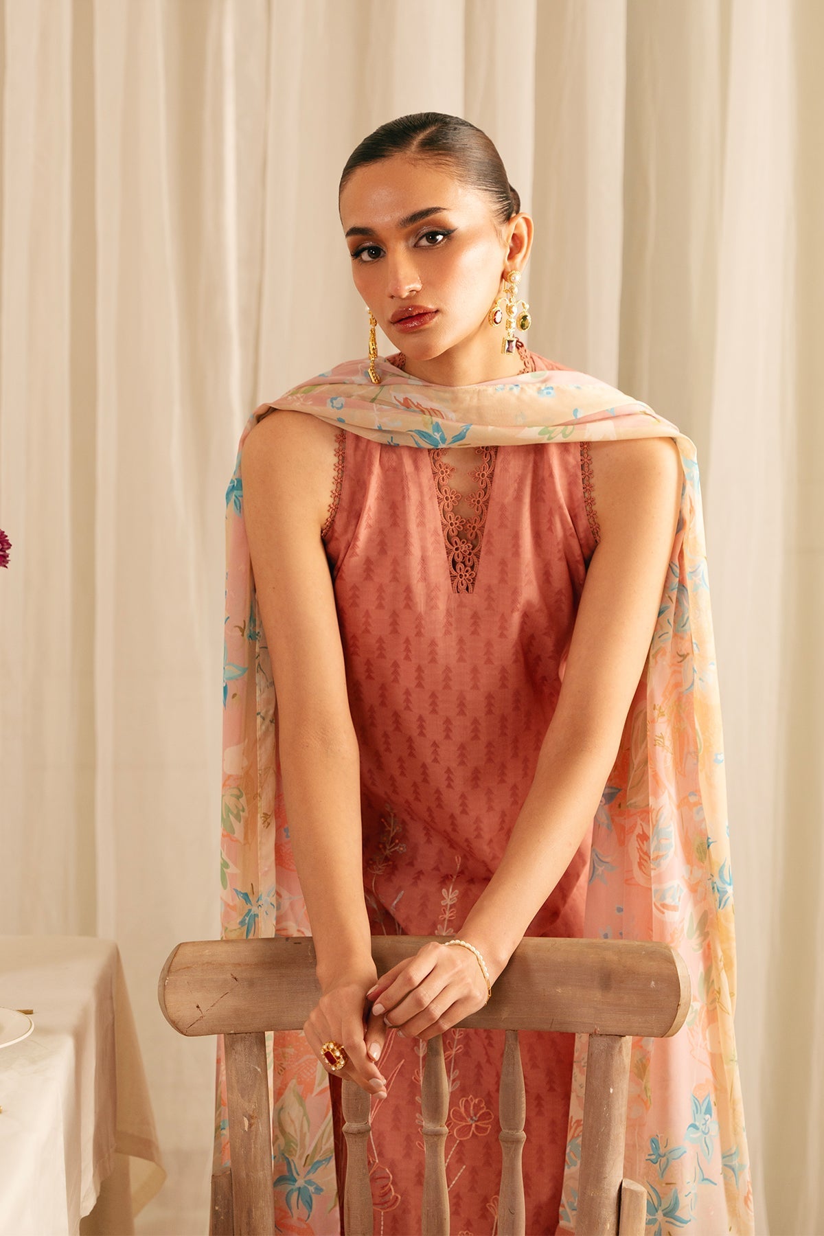 Sahar | Festive Edit | Peach Blossom