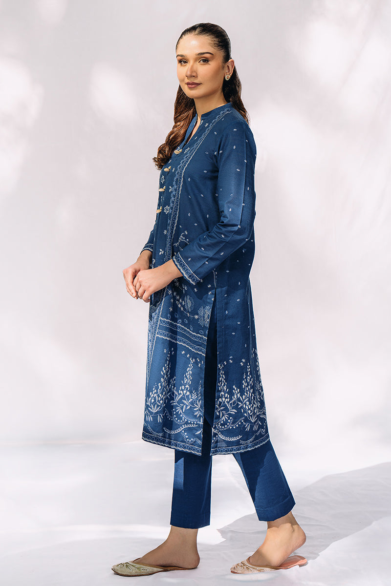 Cross Stitch | Daily Wear | COBALT RELIC - Official Cross Stitch - Agha Fabrics UK