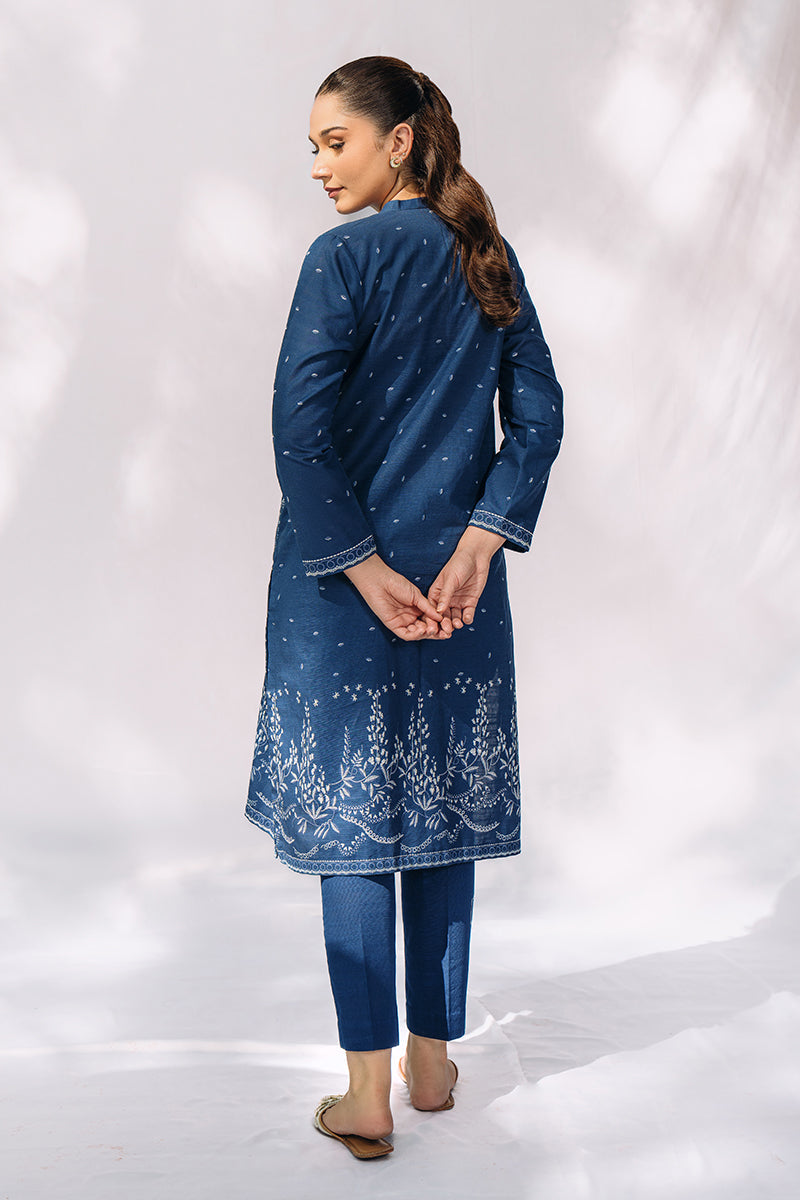 Cross Stitch | Daily Wear | COBALT RELIC - Official Cross Stitch - Agha Fabrics UK