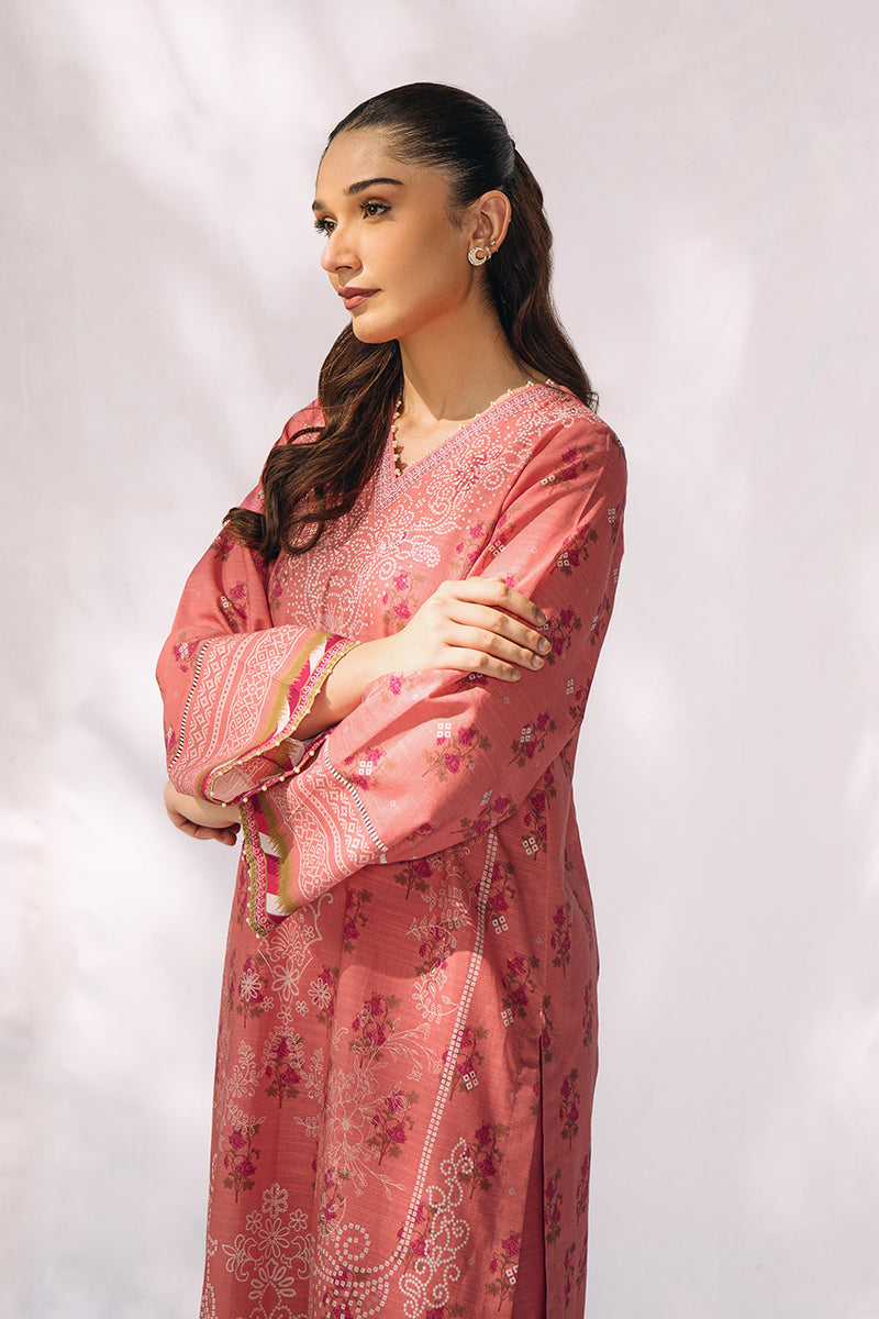Cross Stitch | Daily Wear | PEACH BLOSSOM - Official Cross Stitch - Agha Fabrics UK