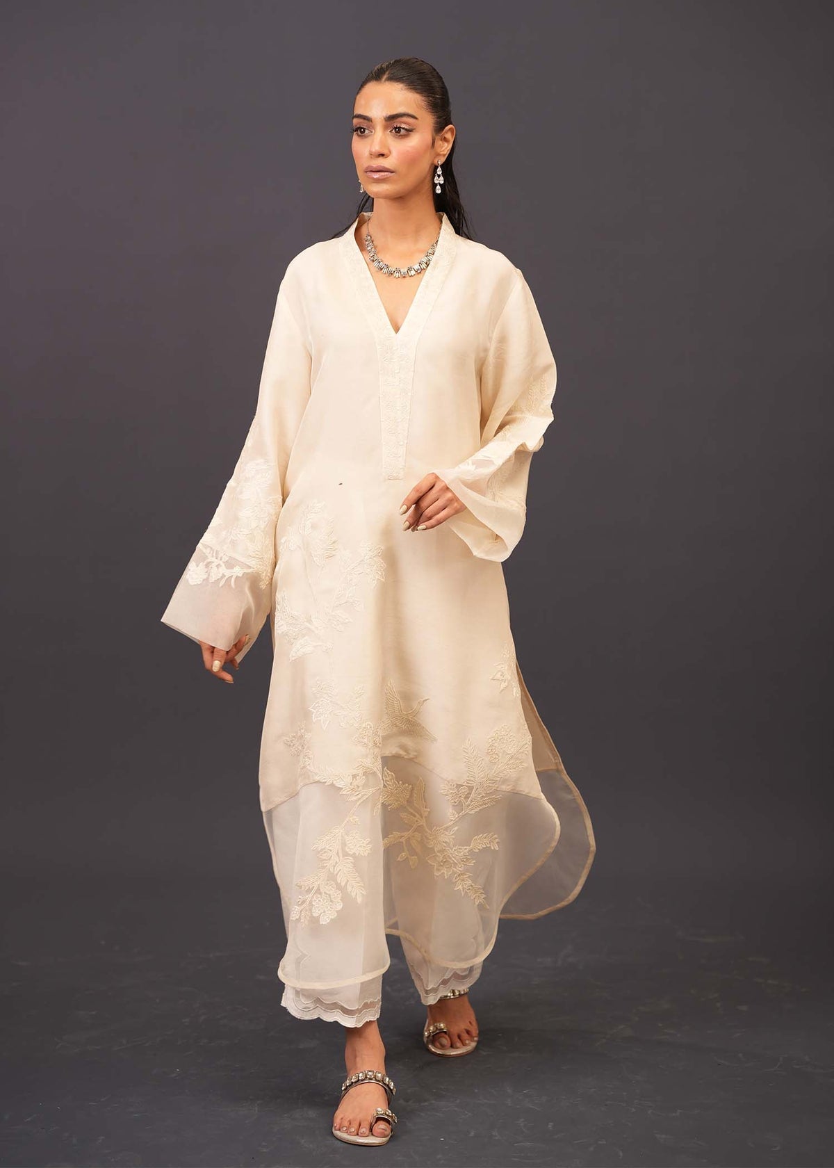 Mahgul | Emerald Hill Formals | Ivory Hill - Official Mahgul - Agha Fabrics UK
