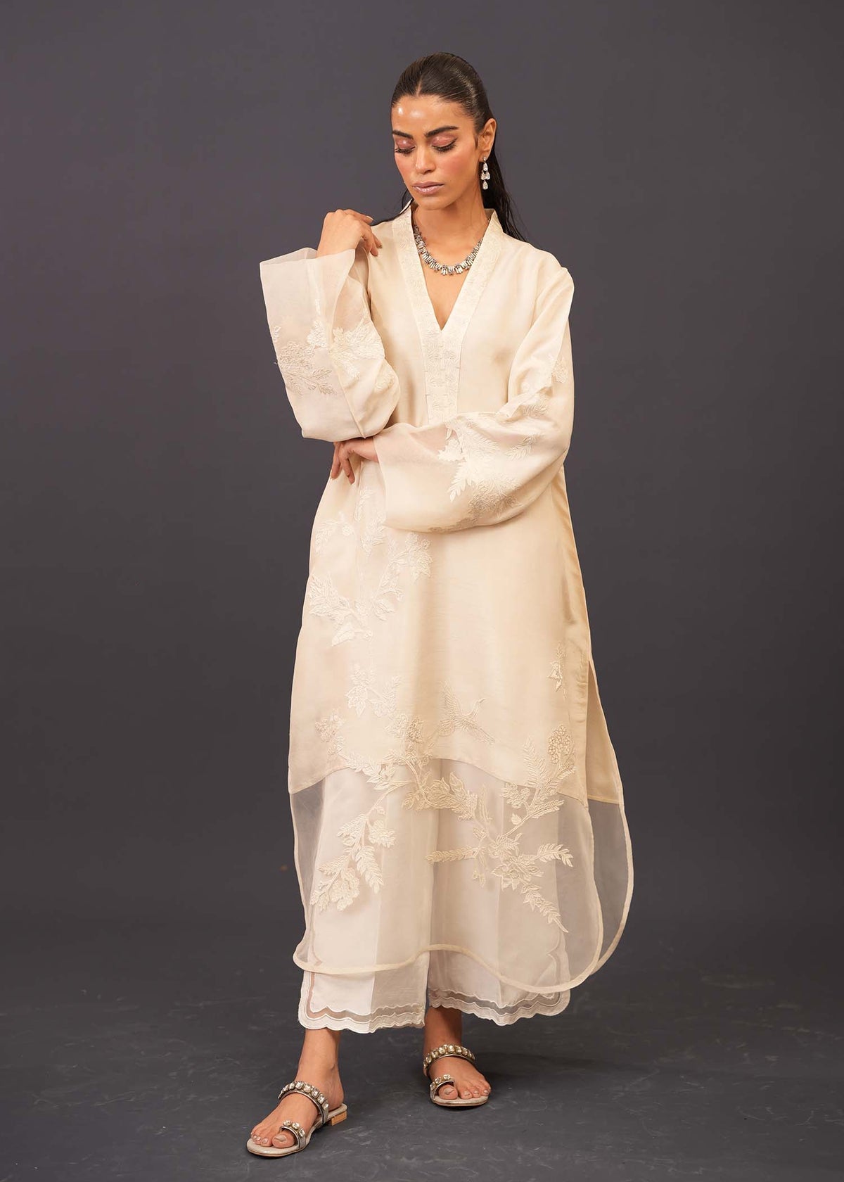 Mahgul | Emerald Hill Formals | Ivory Hill - Official Mahgul - Agha Fabrics UK