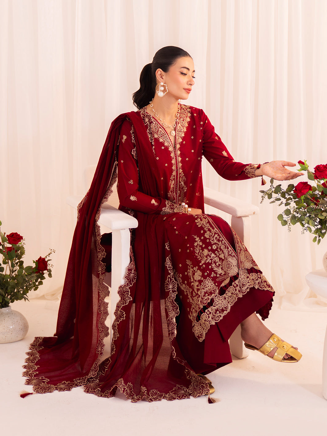 Faiza Faisal | Celine Eid 25 | ELINA - Official Faiza Faisal - Agha Fabrics UK