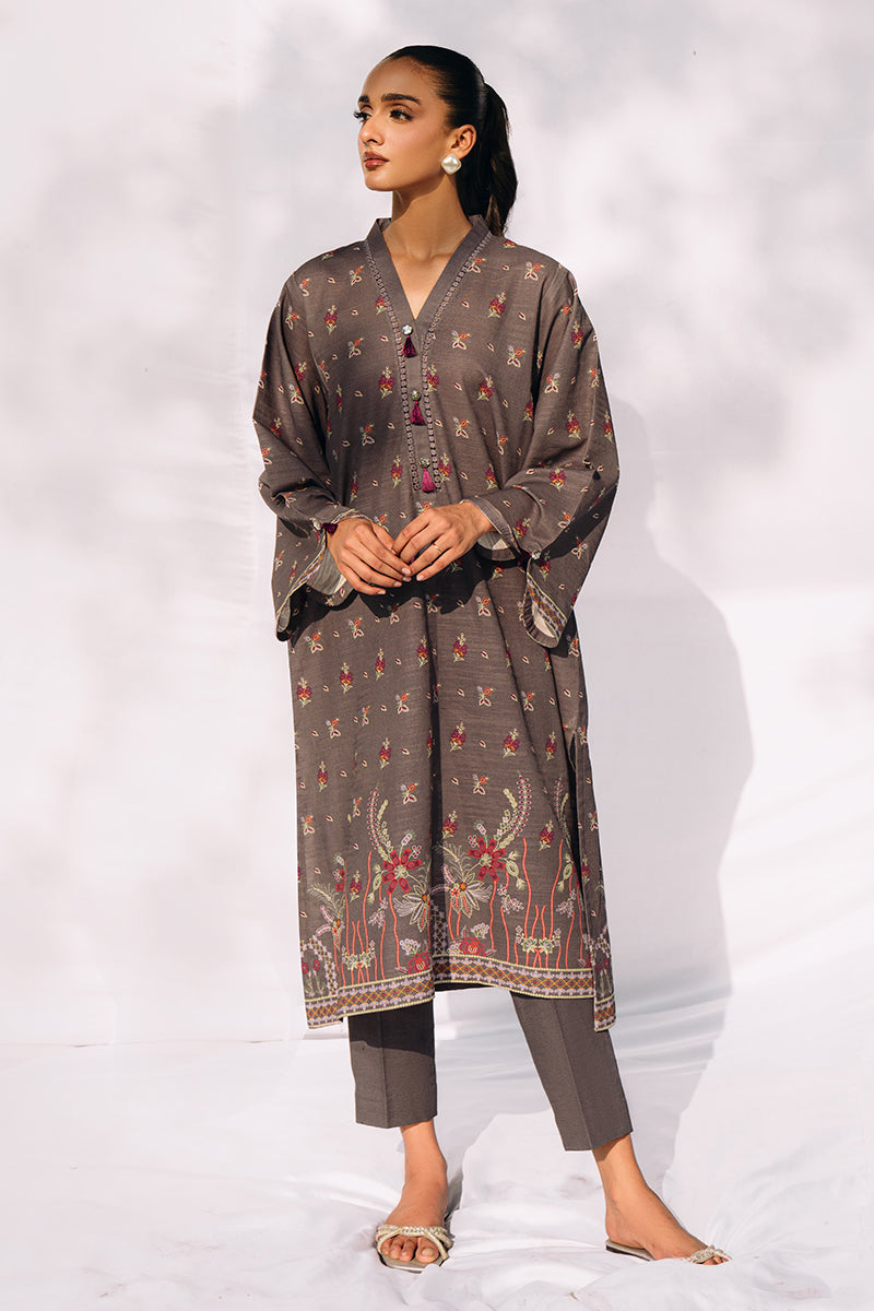 Cross Stitch | Daily Wear | CHARCOAL SKY - Official Cross Stitch - Agha Fabrics UK