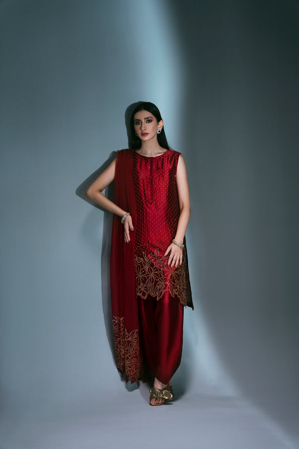 Sidra Fahad | Eliana Luxe | SF-181(ELIANNA) - Official Sidra Fahad - Agha Fabrics UK