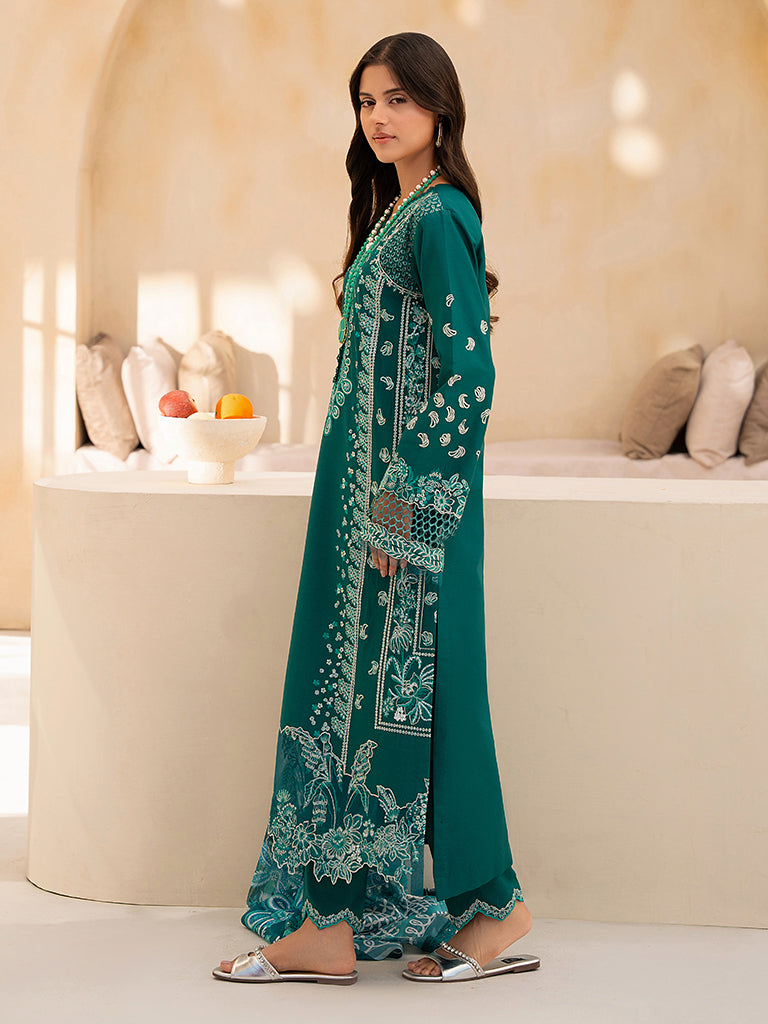 Rajbari | Jahaan Premium Festive Lawn | RINA (Jahan) 5-A - Official Rajbari - Agha Fabrics UK