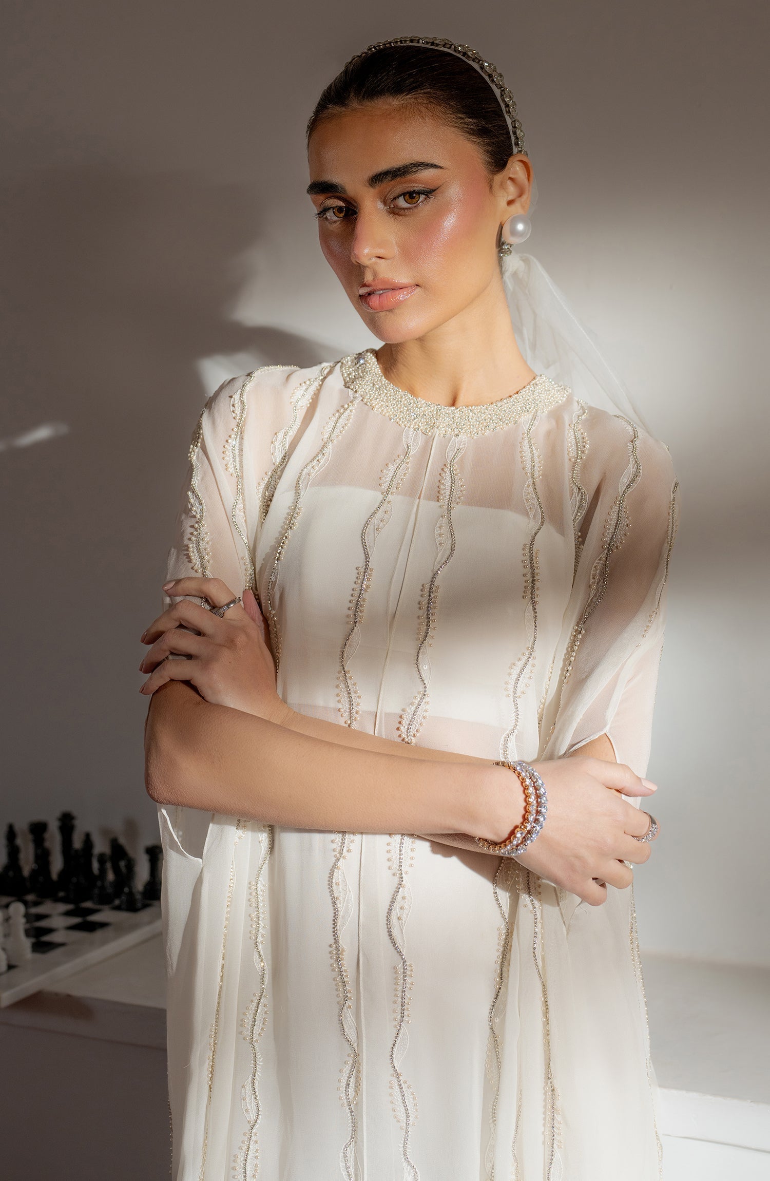 Caia | Luxury Eid Edits 25 | SADIE-WHITE