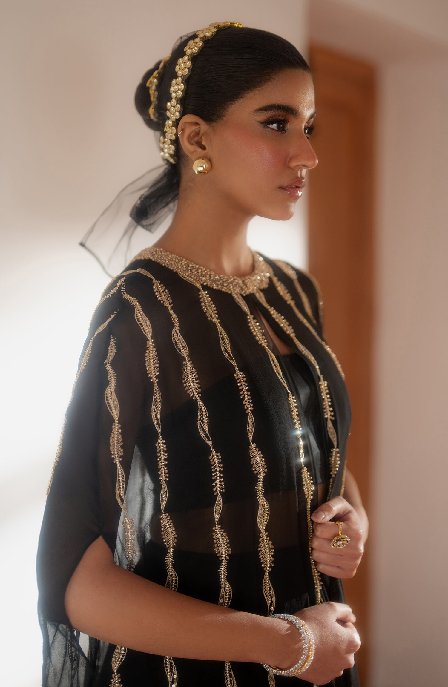 Caia | Luxury Eid Edits 25 | SADIE- BLACK