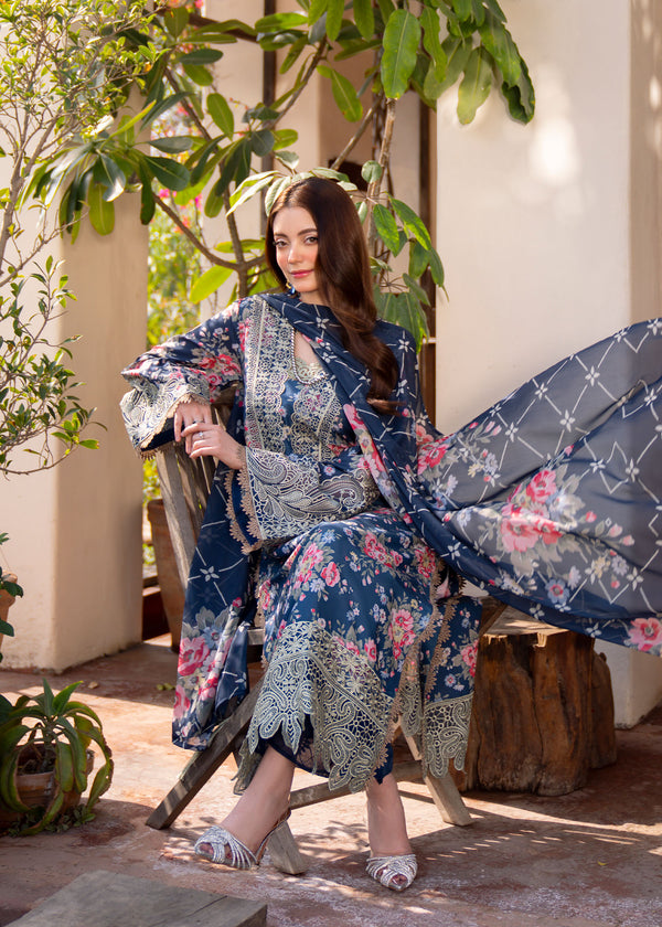 Myeesha | Lamhay Luxury Lawn 25 | Zohra