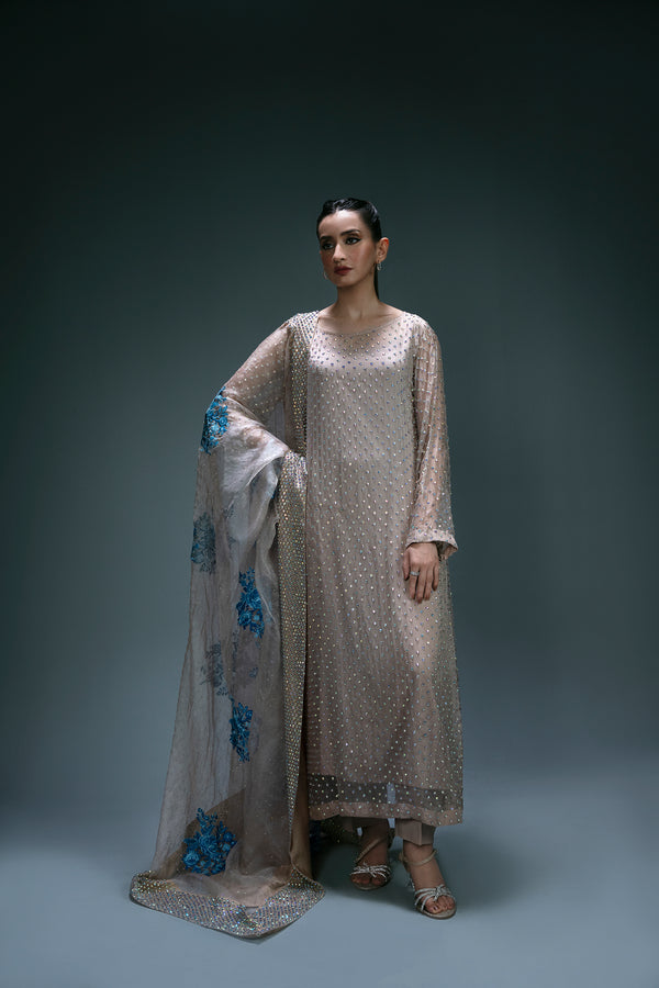 Sidra Fahad | Eliana Luxe | SF-184(ELIANNA) - Official Sidra Fahad - Agha Fabrics UK