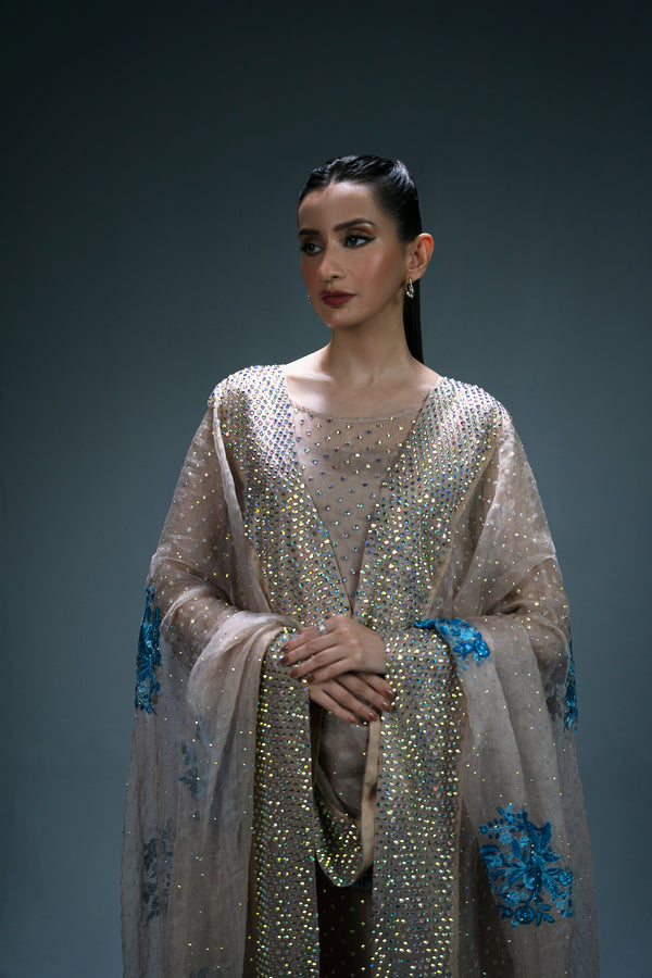 Sidra Fahad | Eliana Luxe | SF-184(ELIANNA) - Official Sidra Fahad - Agha Fabrics UK
