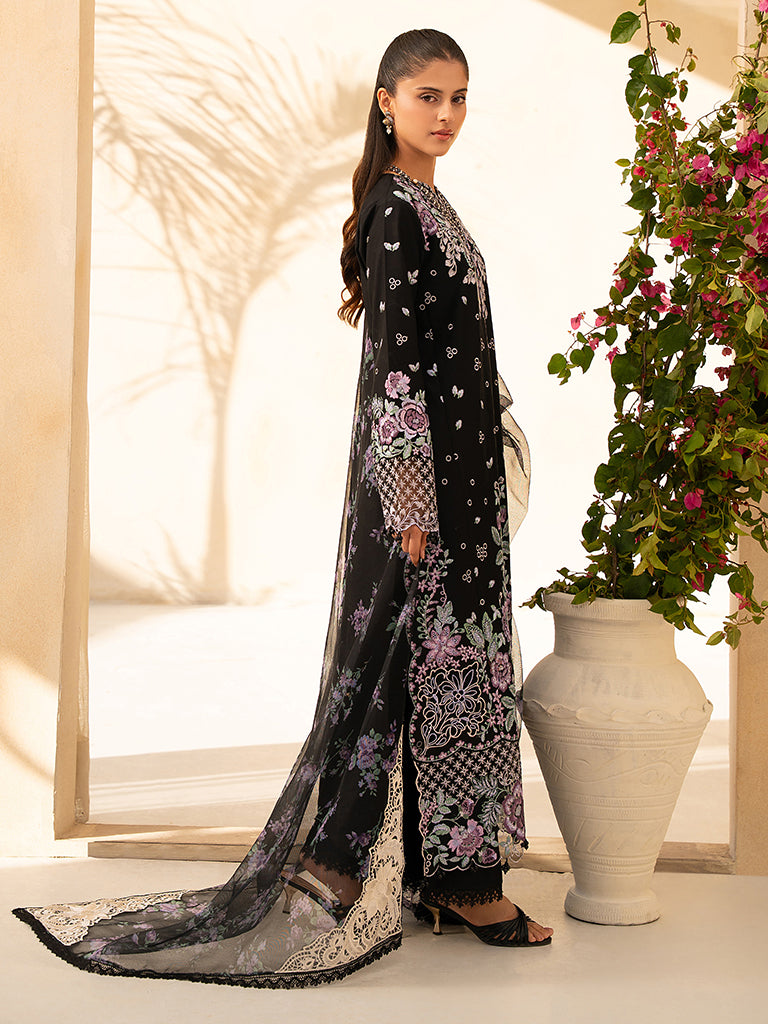 Rajbari | Jahaan Premium Festive Lawn | VERA (Jahan) 1-A - Official Rajbari - Agha Fabrics UK