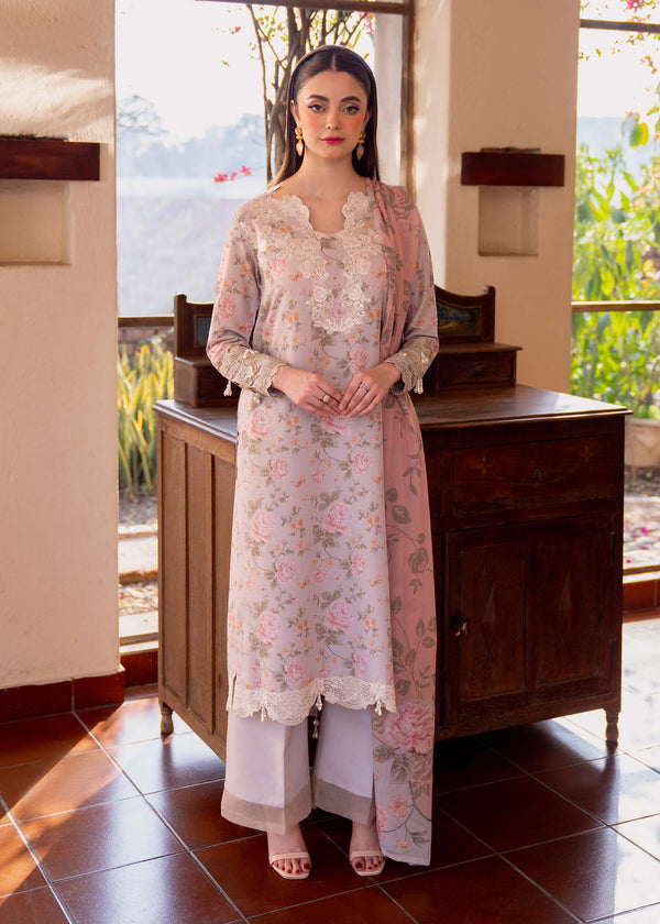 Myeesha | Lamhay Luxury Lawn 25 | Kanwal (Long Shirt)