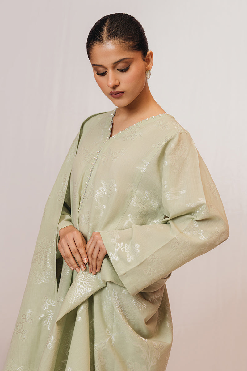 Cross Stitch | Daily Wear | TENDER LEAF - Official Cross Stitch - Agha Fabrics UK