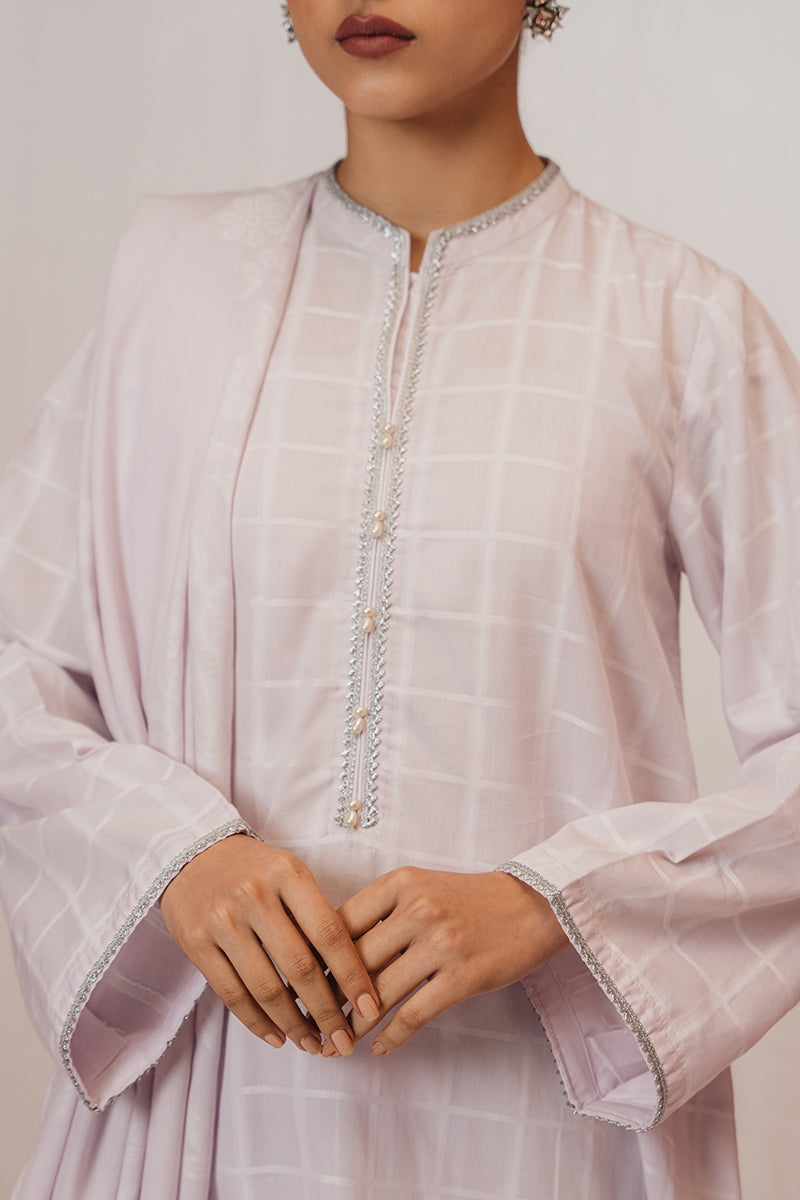 Cross Stitch | Daily Wear | FAIR LILAC - Official Cross Stitch - Agha Fabrics UK