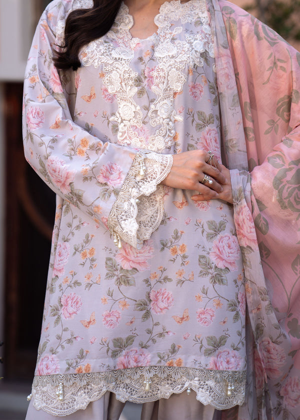 Myeesha | Lamhay Luxury Lawn 25 | Kanwal (Short Shirt)