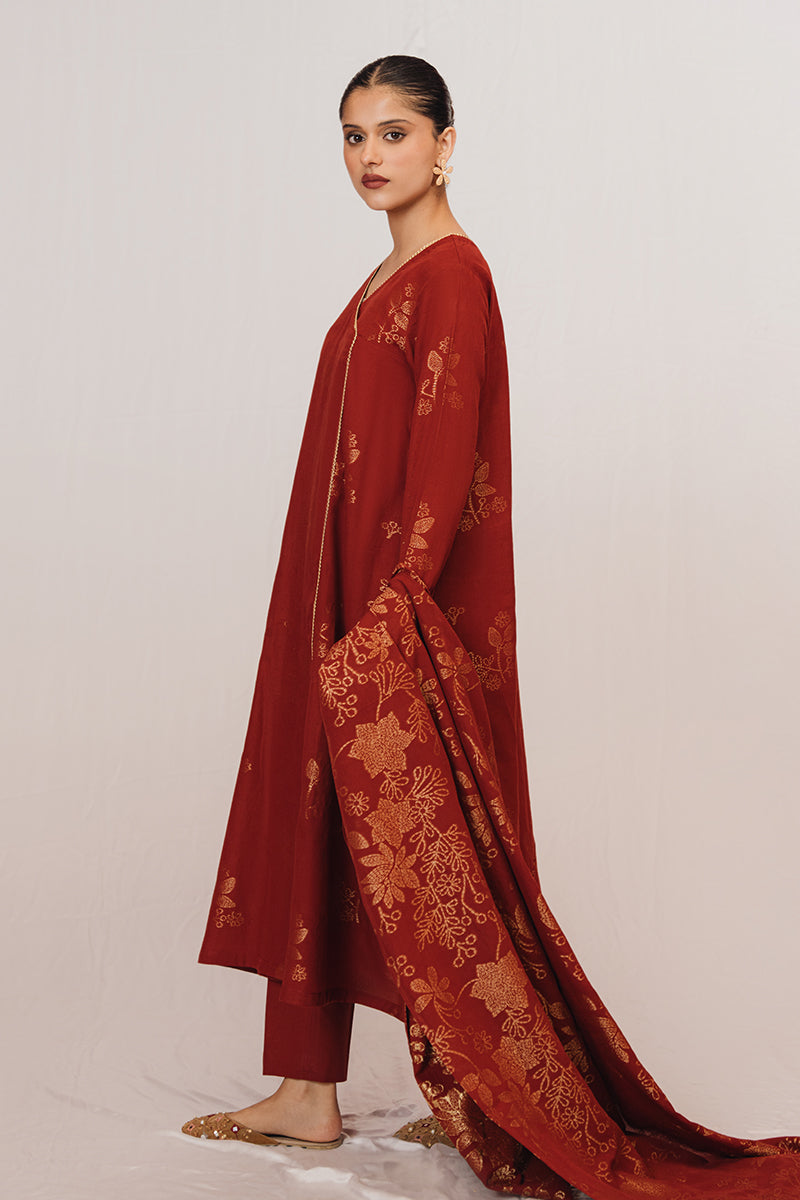 Cross Stitch | Daily Wear | GOLDEN OCHRE - Official Cross Stitch - Agha Fabrics UK