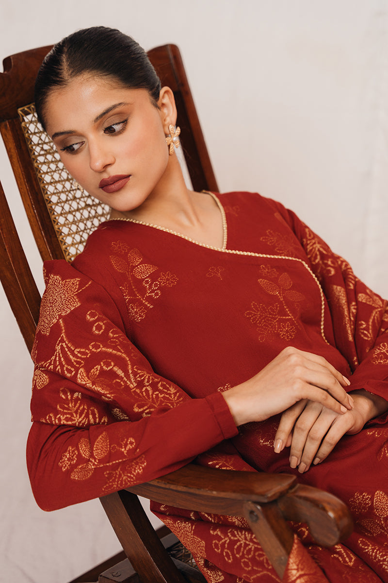 Cross Stitch | Daily Wear | GOLDEN OCHRE - Official Cross Stitch - Agha Fabrics UK