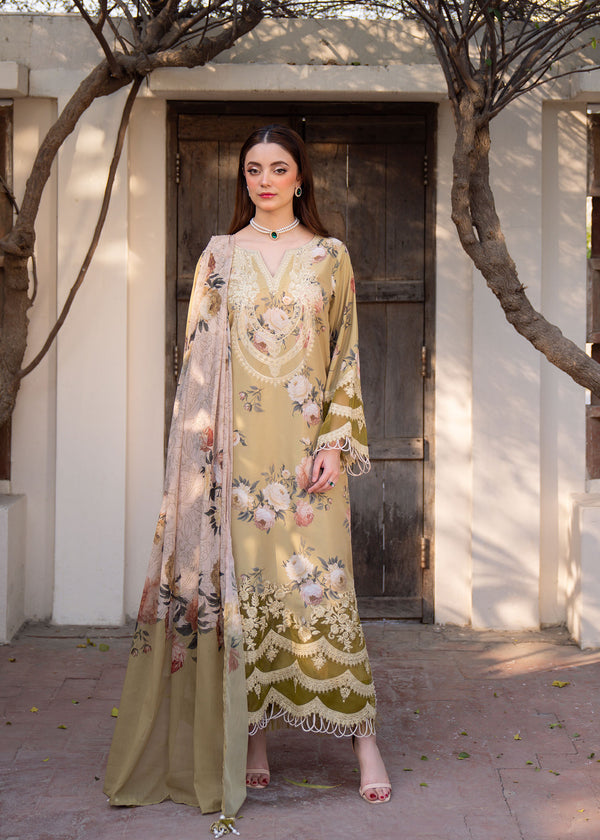 Myeesha | Lamhay Luxury Lawn 25 | Zarnish