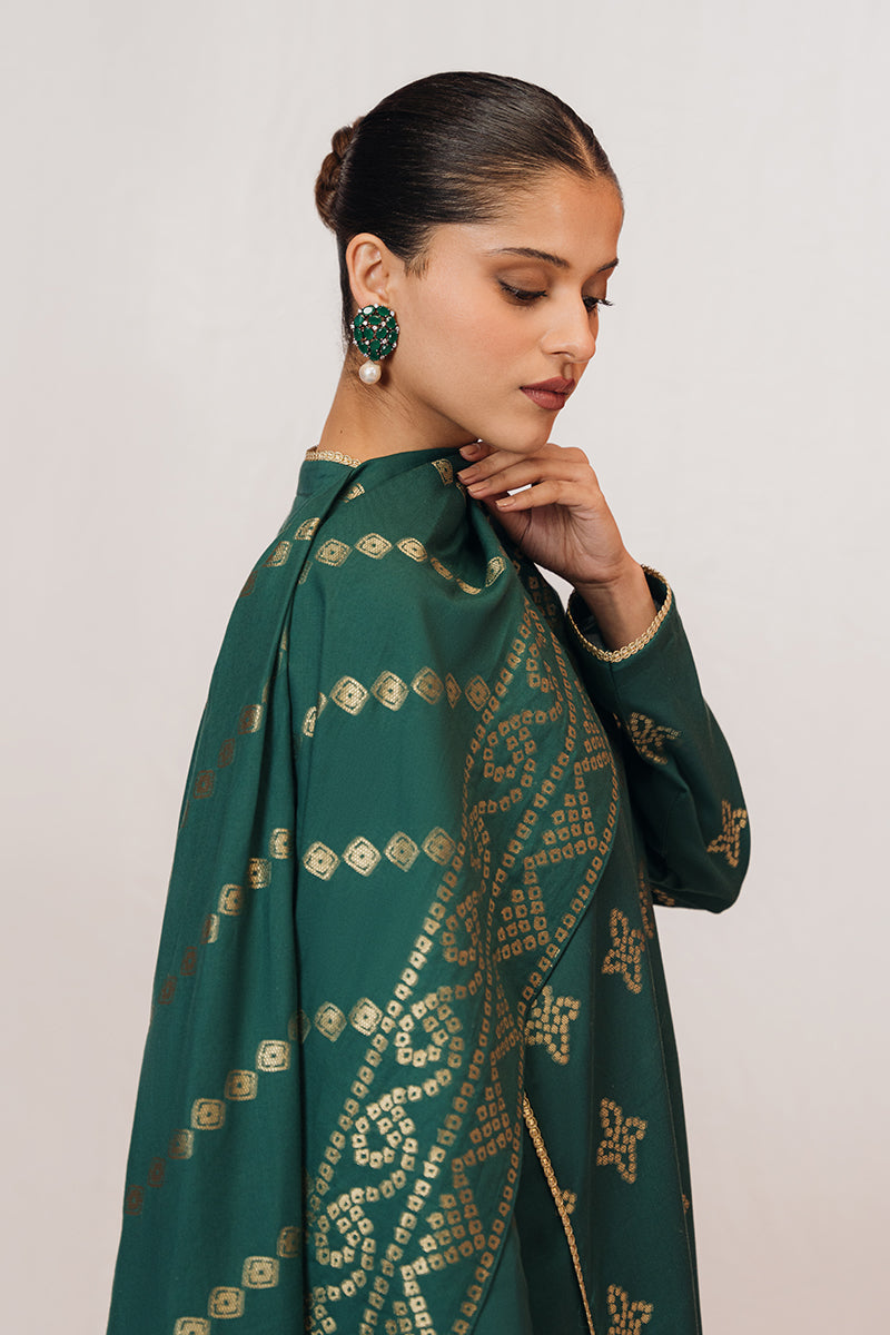 Cross Stitch | Daily Wear | MEADOW GREEN - Official Cross Stitch - Agha Fabrics UK