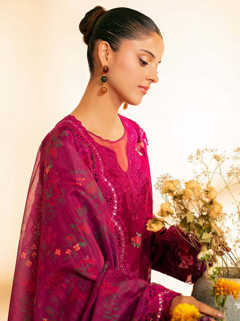 Rajbari | Jahaan Premium Festive Lawn | MAYA (Jahan) 4-B - Official Rajbari - Agha Fabrics UK