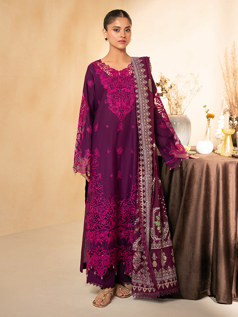 Rajbari | Jahaan Premium Festive Lawn | NORA (Jahan) 6-B - Official Rajbari - Agha Fabrics UK