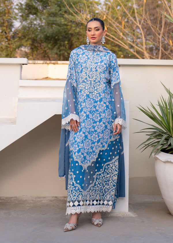 Myeesha | Lamhay Luxury Lawn 25 | Zarposh