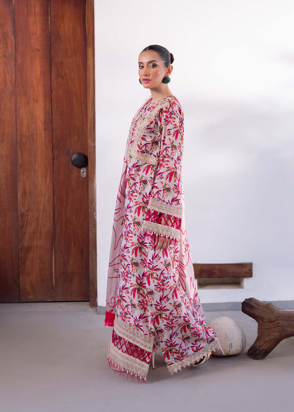 Myeesha | Lamhay Luxury Lawn 25 | Gulab